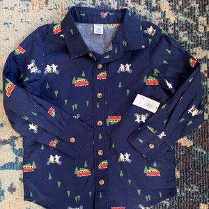 Old navy Christmas/winter button up.